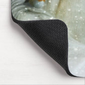 冬の白馬鳥写真 マウスパッド (コーナー)