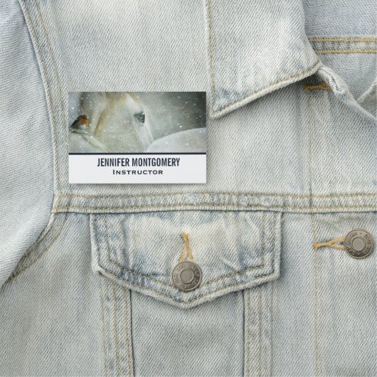 冬の白馬鳥写真 名札 (インサイチュ)