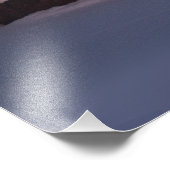 冬の真冬の海岸の風景の月光CC0830 フォトプリント            (角)