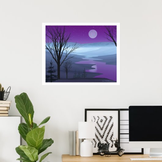 冬の眠り ポスター (ホームオフィス)