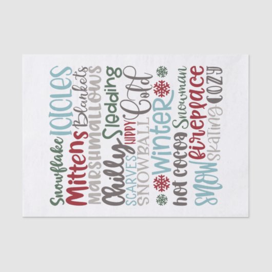 冬の瞬間 薄葉紙 (正面)