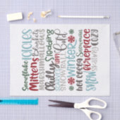 冬の瞬間 薄葉紙 (クラフト)