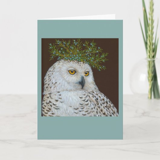 冬の知恵のカード 案内状 (正面)