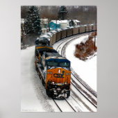 冬の石炭列車 ポスター (正面)