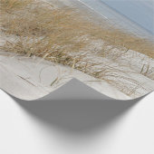 冬の砂浜そして砂丘 ラッピングペーパー (角)