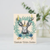 冬の祝至はこの方法 ポストカード (スタンド正面)