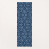 冬の神聖なジオメトリパターン ヨガマット (正面)