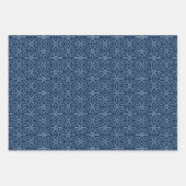 冬の神聖なジオメトリパターン ラッピングペーパーシート (正面)