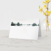 冬の禅 カード (黄色い花)