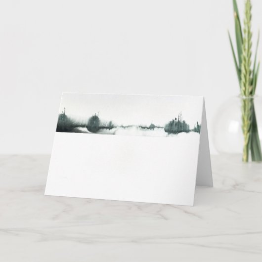 冬の禅 カード (正面)