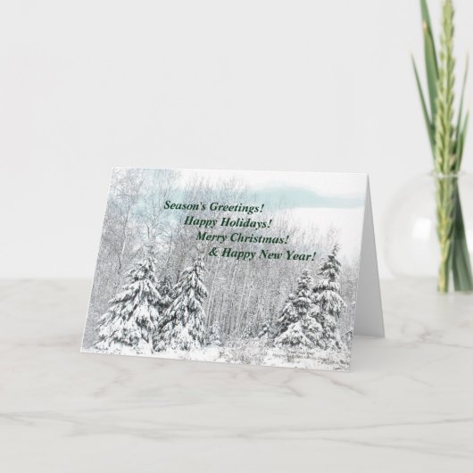 冬の積雪量! シーズンカード (正面)