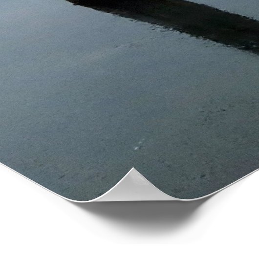 冬の穏やかな ポスター (角)