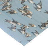 冬の空で砂鳥が飛ぶ ショートテーブルランナー (コーナー)