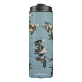 冬の空で砂鳥が飛ぶ タンブラー (正面)