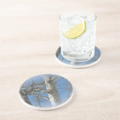 冬の空のアイテムに対するシカモアの木 コースター (側面)