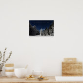 冬の空のカスタムポスター ポスター (キッチン)
