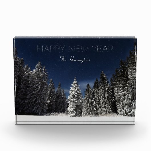 冬の空カスタム文字のフォトブロック フォトブロック (正面)