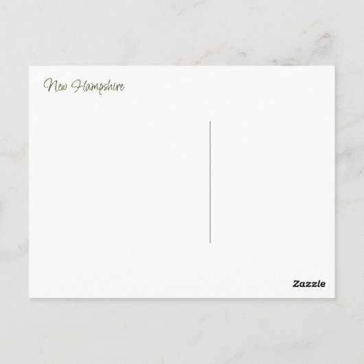 冬の空 ポストカード (裏面)