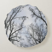 冬の空 ラウンドクッション (裏面)