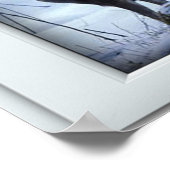 冬の窓にビューポスターを飾った2人のデール ポスター (角)