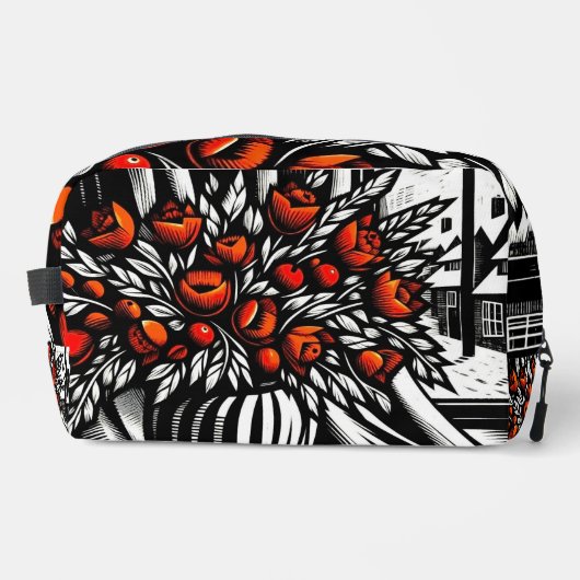 冬の窓のそばの花 ドップキット (正面)