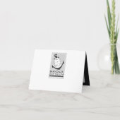 冬の窓の結婚式 招待状 (裏面)