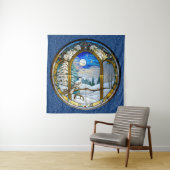 冬の窓タペストリー タペストリー (インサイチュ)