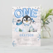 冬の第1期バースデーブルースノーフレーク 招待状 (スタンド正面)