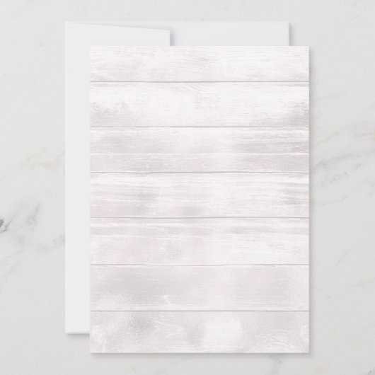 冬の第1期バースデーブルースノーフレーク 招待状 (裏面)