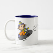 冬の管 ツートーンマグカップ (左)