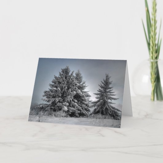 冬の精神で カード (正面)