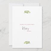 冬の紅葉フォトクリスマモダンス (裏面)