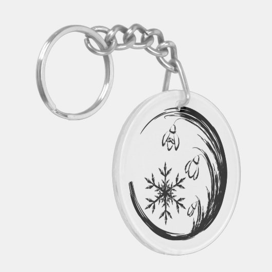 冬の紋章 キーホルダー (正面左)