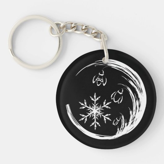 冬の紋章 キーホルダー (正面)
