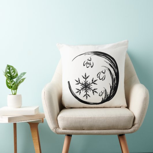 冬の紋章 クッション (椅子)