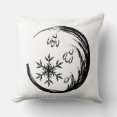 冬の紋章 クッション (正面)
