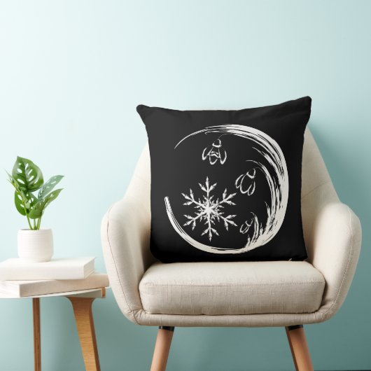 冬の紋章 クッション (椅子)