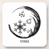 冬の紋章 コースター (正面)