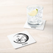 冬の紋章 スクエアペーパーコースター (インサイチュ)