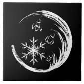 冬の紋章 タイル (正面)