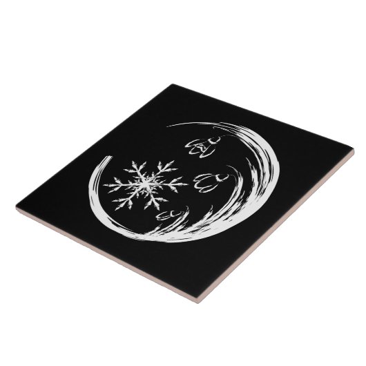 冬の紋章 タイル (側面)