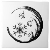 冬の紋章 タイル (正面)