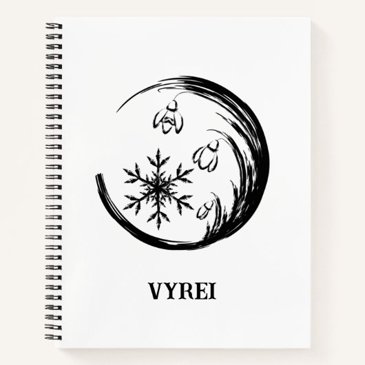 冬の紋章 ノートブック (正面)