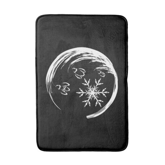 冬の紋章 バスマット (正面縦)