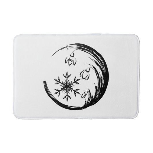 冬の紋章 バスマット (正面)