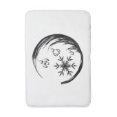 冬の紋章 バスマット (正面縦)