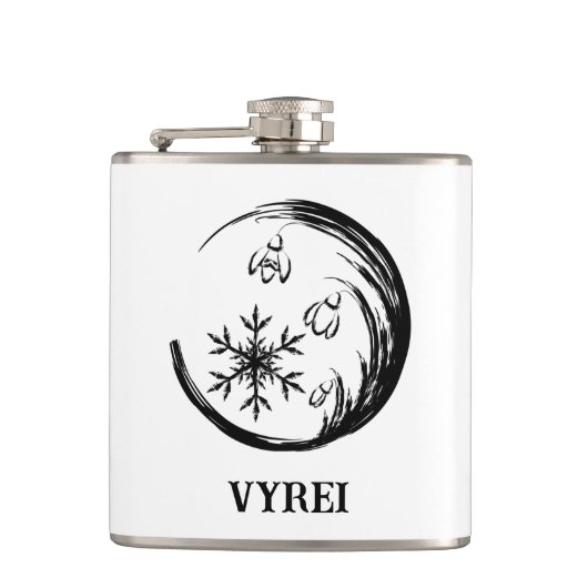 冬の紋章 フラスク (正面)