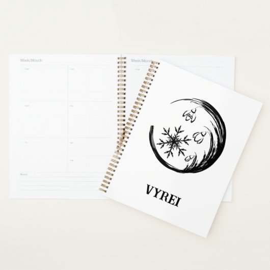 冬の紋章 プランナー手帳 (ディスプレー)