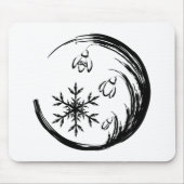 冬の紋章 マウスパッド (正面)