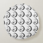 冬の紋章 ラウンドクッション (裏面)